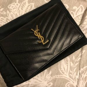 Saint laurent wallet on a chain